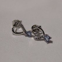 Amy: Light Amethyst Heart Earrings (lab-created) - $26.00