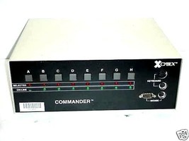 LOT OF 2 CYBEX COMMANDER AR-8 520-001 8-PORT KVM CABLE SWITCH - £86.99 GBP
