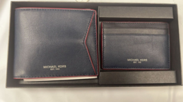 Michael Kors Men&#39;s Tall Card Holder Wallet Slim Billford Leather 36H9LGFF7L - £77.08 GBP
