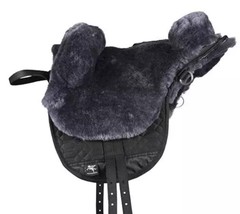 Pony Bareback Sheepskin Pad Charcoal - £306.44 GBP