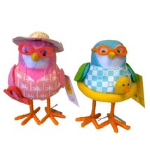 Target 2024 Featherly Friends Summer Sun Squad Fabric Birds Coral And Ju... - £19.47 GBP