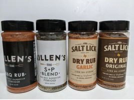 TEXAS BBQ Seasoning Gift Set - Salt Lick, Killen&#39;s Rub - 4 Pack Set - £52.03 GBP