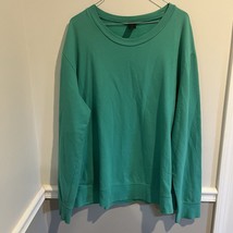 City Streets 75% cotton, 25% polyester knit &quot;Arcadia Jade&quot; pullover Size X-Large - £47.43 GBP