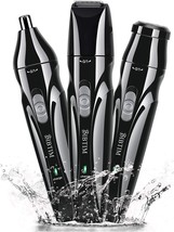 3 n 1 Nose Hair Trimmer Men Women USB Rechargeable Battery, Wet/Dry,Removable - £21.28 GBP