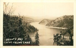 Beauty Bay Coeur D&#39;Alene lake Idaho C-1910 RPPC real photo postcard 6285 - $17.33