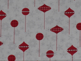 Holiday Frost Fabric 1 1/2 yds Remnant by Jan Shade Beach for Henry Glass  - £7.86 GBP