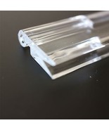 Transparent Clear Plastic Acrylic 200mm Continuous Piano Hinge Hinges - £7.83 GBP