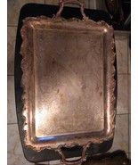 Silverplated Joanne Serving Tray With Handles Webster Wilcox 7291 Handled - $1,693.32 MXN