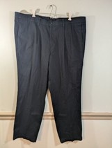 NWT Mens  DOCKERS Navy Khakis Classic Fit No Wrinkles Pants 44X30 - $14.85