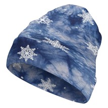 Mondxflaur Tie Dye Winter Beanie Hats Warm Men Women Knit Caps for Adults - £15.17 GBP