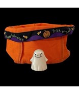 LONGABERGER 2004 HAPPY HALLOWEEN   Trick or Treat   FABRIC LINER AND GHO... - $452.77 MXN