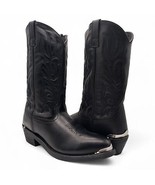 Laredo Mens Size 11.5 EW Black Mccomb Mid Calf Round Toe Western Boots - $155.00