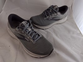 Brooks Ghost 14 Gray  White 1103691 D067 Men&#39;s Size 8 (D) Running Shoes - £31.26 GBP