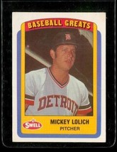 Vintage 1990 Phila Cmc Swell Greats Baseball Card #81 Mickey Lolich Tigers - £6.25 GBP