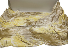Pillowcase Muslin Printed Wheat Tan Gold Brown Pair NOS Vintage 1970s NEW in Pkg - £19.51 GBP