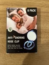 6 Pack  Anti Snoring Nose Clips The Snore Stopper NEW - £11.83 GBP