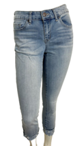 Jessica Simpson Forever Rolled Ankle Jeans with Pearls At Hem Size 28 - €16,27 EUR