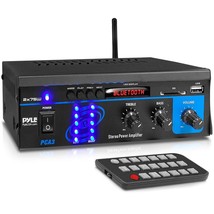 Home Audio Power Amplifier System - 2X75W Mini Dual Channel Sound Stereo Receive - £73.26 GBP
