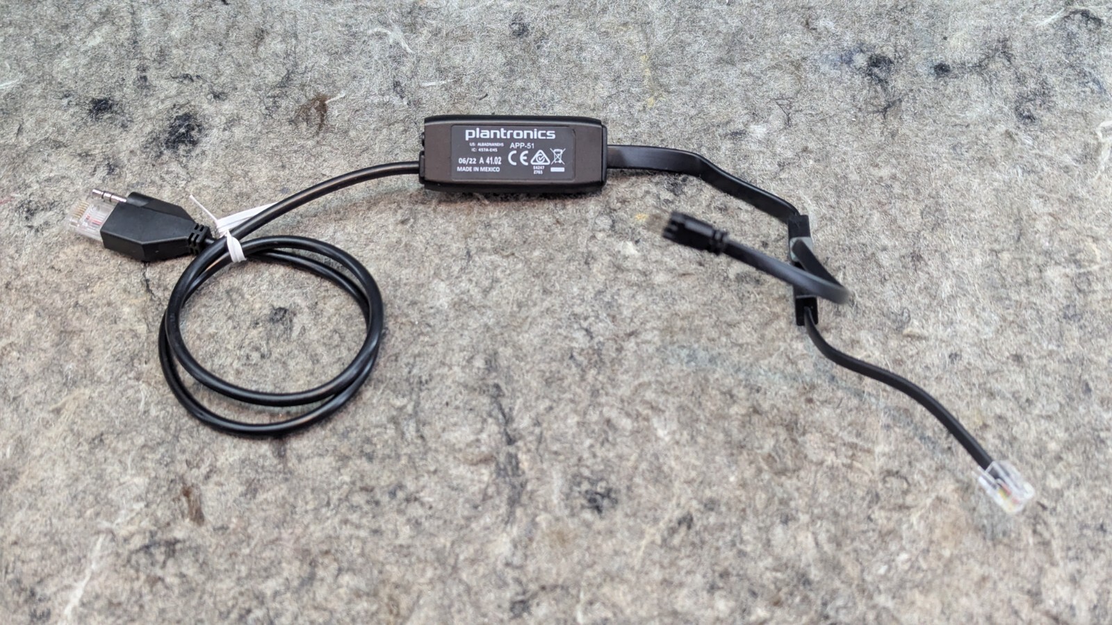 OEM Poly Electronic Hook Switch Cable APP-51 - Remote Desk Phone Call Co... - $12.99