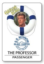 The Professor Of Gilligan&#39;s Island Name Badge With Magnet Fastener Halloween Cos - £13.34 GBP