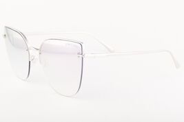 Tom Ford INGRID 652 16Z Silver / Purple Gradient Sunglasses TF652 16Z IN... - $198.55