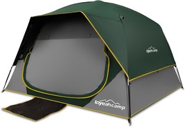 4 Person Blackout Camping Tent, Easy Setup Waterproof Family Dome Tent For - $94.99
