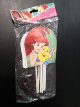 Disney Little Mermaid 12 Pc toppers/food/Party/Birthday/cake/Party Favor... - $3.95