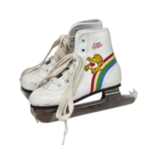 VINTAGE 1983 CARE BEARS CHILDRENS DOUBLE BLADE FIGURE ICE SKATES SIZE 10J - $534.97 MXN