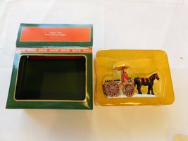 Coca-Cola Town Square Collection Horse Drawn Wagon Decoration Happy Holidays - £14.44 GBP