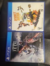 Lot Of 2 : Star Wars Jedi: Fallen Order + Rocket Arena Play Station 4/ Complete - $8.90