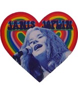 JANIS JOPLIN heart shaped 2021 PRINTED IRON/SEW ON PATCH official mercha... - $5.31