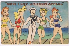 Postcard Comic How I Got Uniform Appeal Sailor Ladies - $4.94