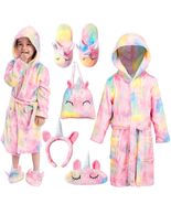 JOYIN Giggling Getup Kids Hooded Pink Toddler Bathrobe Set Size 3T - $485.73 MXN