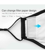 Reusable Washable Cotton Cloth Face Mask with Valve / Pocket + 2 PM2.5 F... - $9.49 CAD+