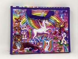 Lisa Frank Art Case Unicorn 2020 Trifold Portfolio On the Go Storage Dog... - $13.85