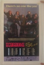 Scorpions Trade Ad Savage Amusement World Tour Poster 1988-1989-
show origina... - $134.78