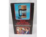 **Untested** Vintage 1978 Deluxe Fast Perk Auto Coffee Percolator - $33.65