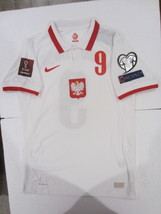 Robert Lewandowski Poland World Cup Qualifiers Match Home Soccer Jersey 2021-22 - £87.91 GBP