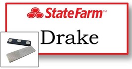 1 DRAKE From State Farm Halloween Costume Name Badge Tag with a magnet F... - $295.62 MXN