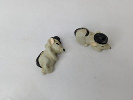 Mouse Mice Black Hat Figure Miniature 1.25 Inch Lot of 2 - £11.90 GBP