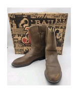 Justin JB3001 Temple Roper Boots Leather Cowboy Mens Size 9.5 D Classic ... - $98.22 CAD