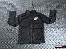 Nike Toddler Kids Size 4T Full Zip Track Jacket Black White - £12.65 GBP
