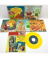 Disneyland Christmas Book &amp; Record Lot of 7, Santa, Night Before, Camel ... - $39.06 CAD