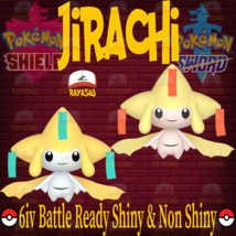 Pokemon Sword &amp; Shield Jirachi Mythical 6IV Battle Ready Shiny &amp; Non Shiny - $2.72 CAD