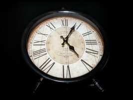 table clock battery operated 13.5" H x 9.5" W x 2" D image 10