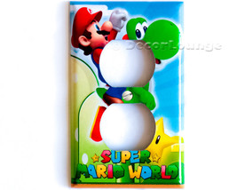 SALE NOW Super Mario riding green yoshi electrical power outlet cover wa... - $15.99