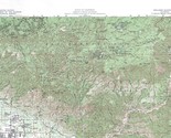 Redlands Quadrangle, California 1954 Topo Map USGS 15 Minute Topographic - $21.99