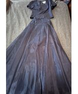 Michaelangelo 2pc Set Gown Prom Formal Bridal Party Skirt 14 Top 12 Navy... - $815.97 MXN