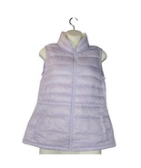 Uniqlo Womens Medium Down Puffer Vest Coat Purple Lightweight Snow Ski O... - $26.29
