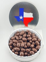 1 Lb. Chocolate Covered Almonds Gift Tin, Milk or Dark - $22.00